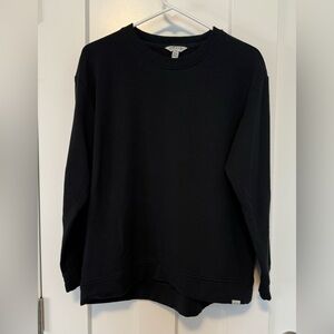 Orvis Black Lightweight Crewneck Sweatshirt Size Medium